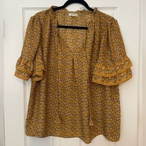 XL yellow floral blouse from Marshall’s